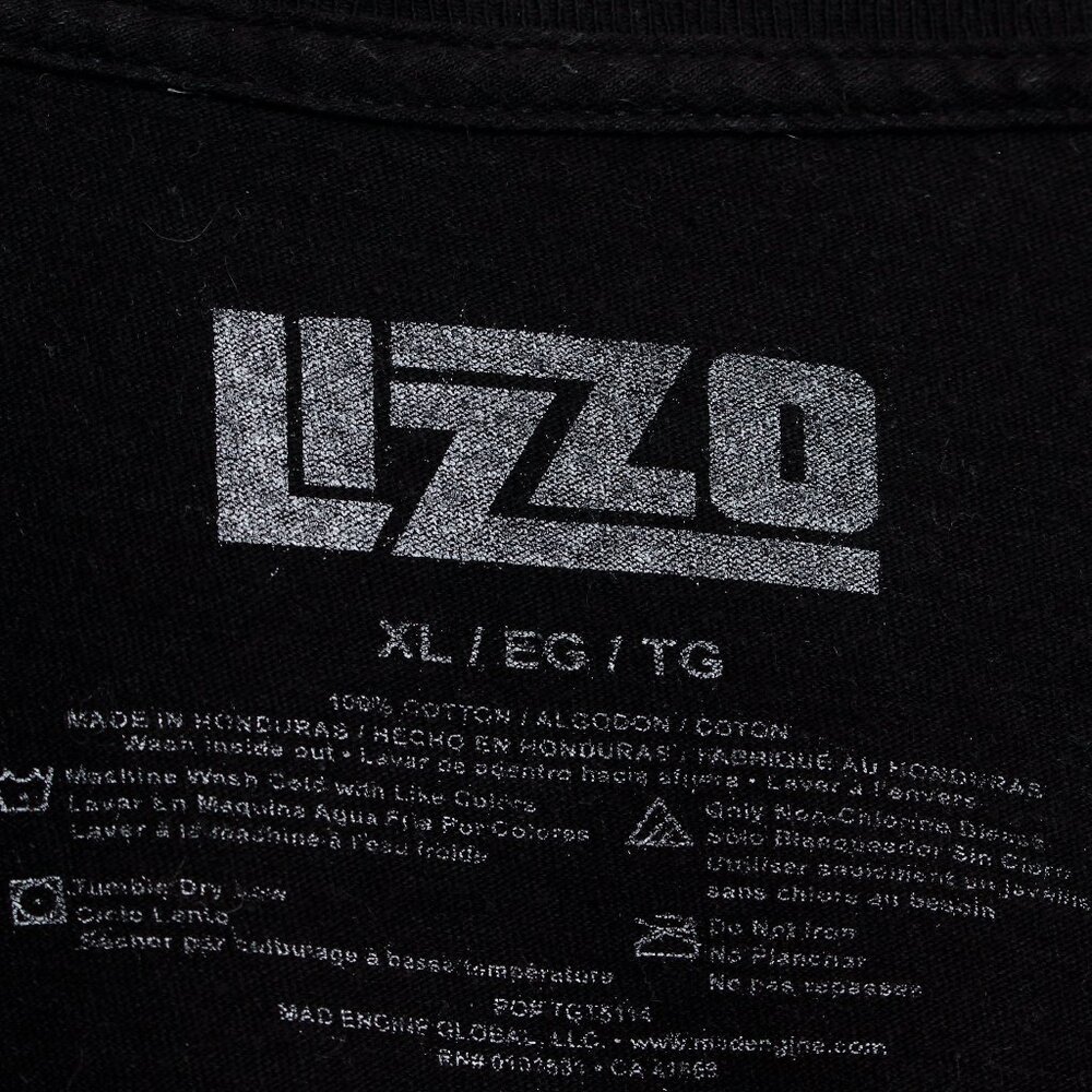 Lizzo Shirt Womens XL Black Graphic Tee - Picture 2 of 8